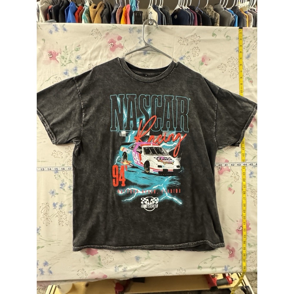 nascar Racing 1994 Daytona Florida Graphic T-shirt Mens Medium Black